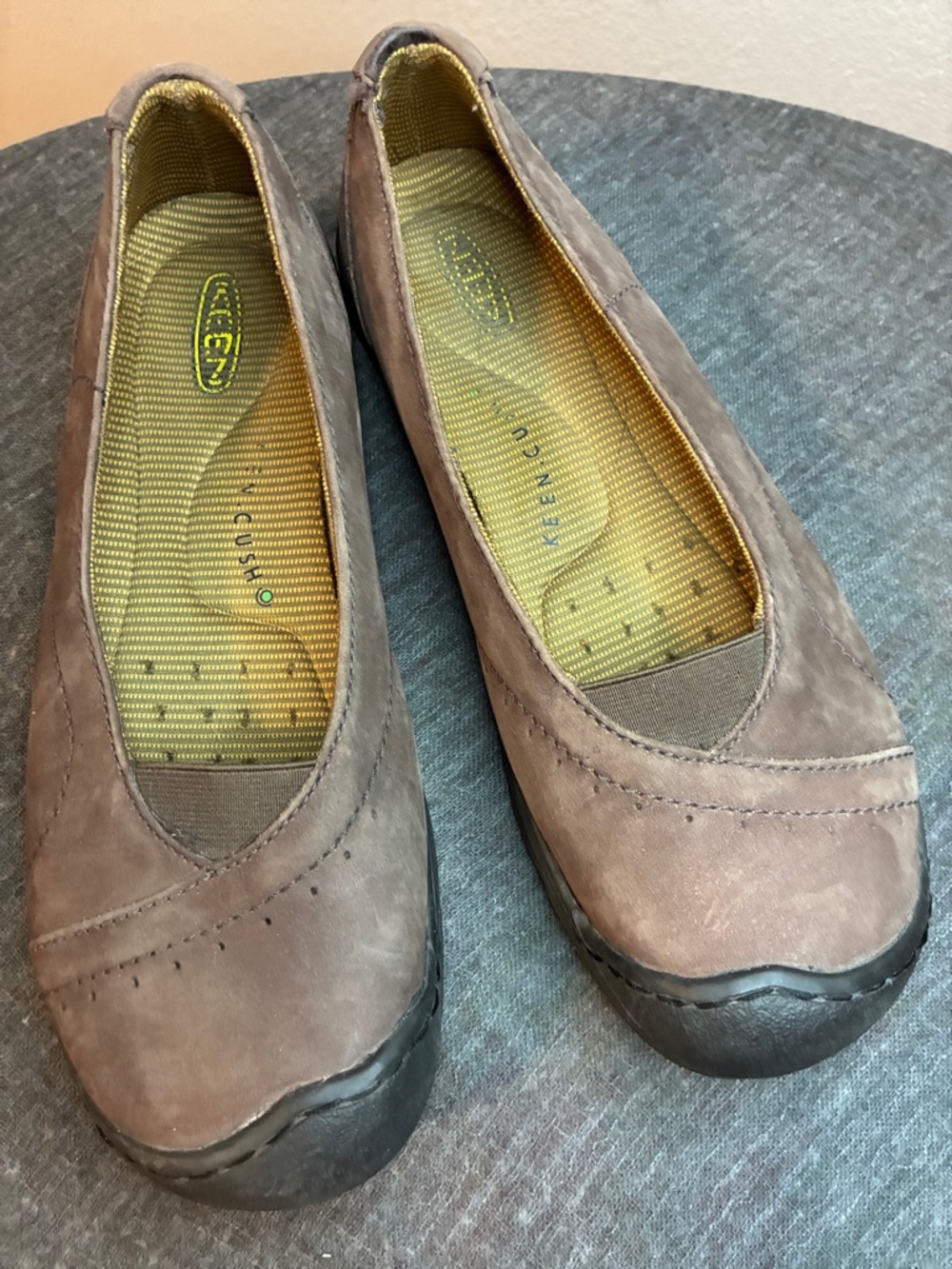 Keen Women's Brown Slip-On Casual Flats - Picture 2 of 9
